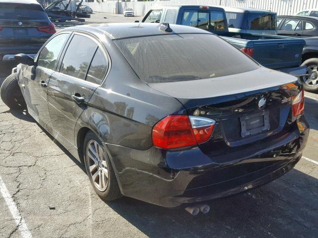 WBAVC535X7FZ70105 - 2007 BMW 328 I SULE BLACK photo 3