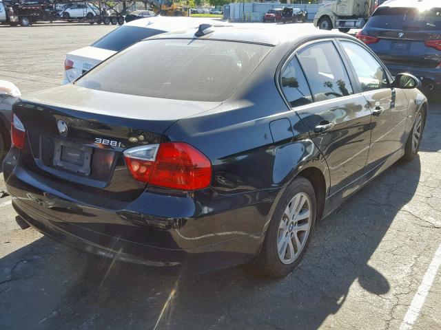 WBAVC535X7FZ70105 - 2007 BMW 328 I SULE BLACK photo 4