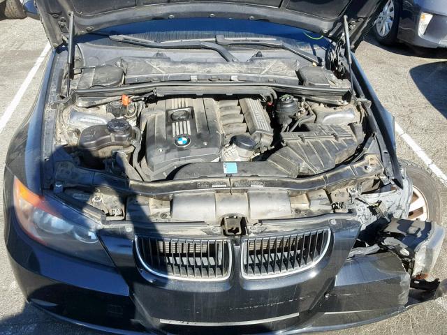 WBAVC535X7FZ70105 - 2007 BMW 328 I SULE BLACK photo 7