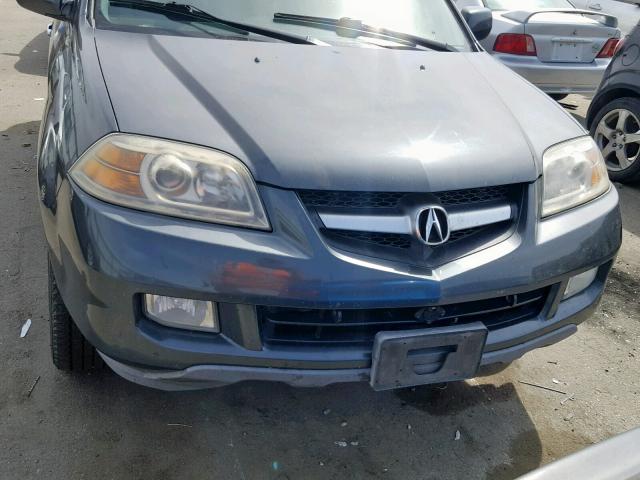 2HNYD18984H524864 - 2004 ACURA MDX TOURIN GRAY photo 9