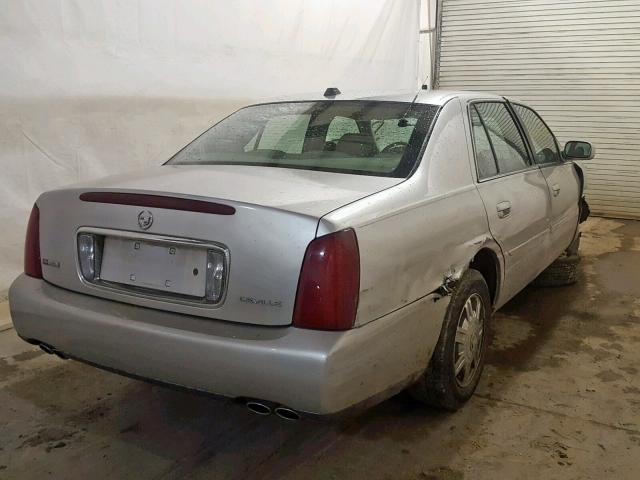 1G6KD54Y04U176624 - 2004 CADILLAC DEVILLE SILVER photo 4