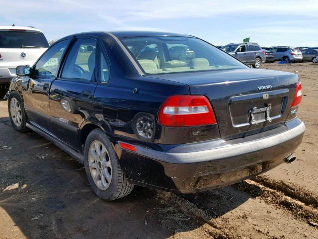 YV1VS29571F746562 - 2001 VOLVO S40 1.9T BLACK photo 3