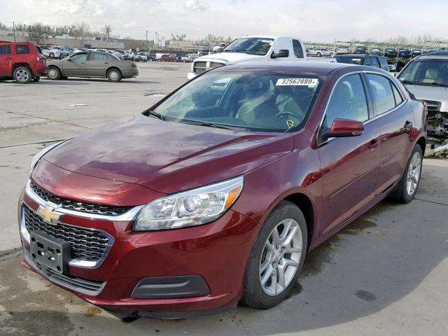 1G11C5SL2FF106285 - 2015 CHEVROLET MALIBU 1LT 栗色 照片 2