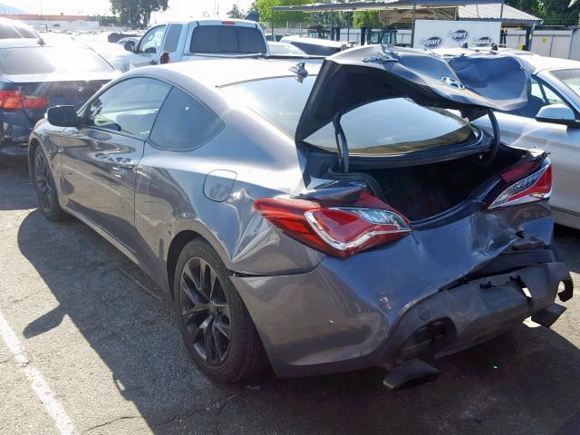 KMHHT6KJ7FU128803 - 2015 HYUNDAI GENESIS CO GRAY photo 3