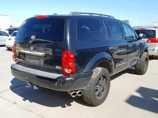 1D4HB58D74F198504 - 2004 DODGE DURANGO LI BLACK photo 4