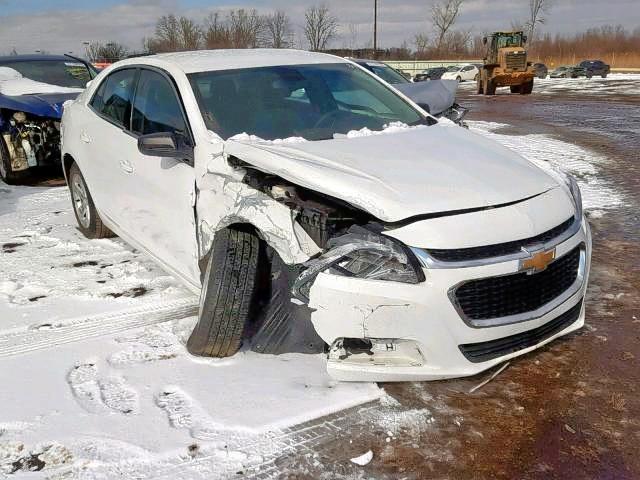 1G11B5SA9GF130554 - 2016 CHEVROLET MALIBU LIM WHITE photo 1