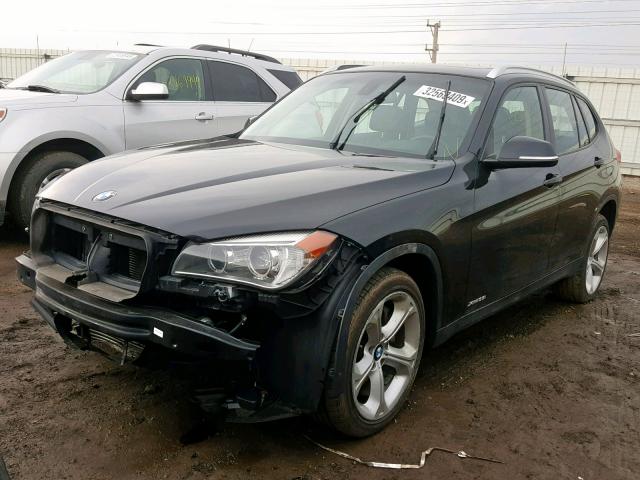 WBAVM5C55EVV92744 - 2014 BMW X1 XDRIVE3 BLACK photo 2