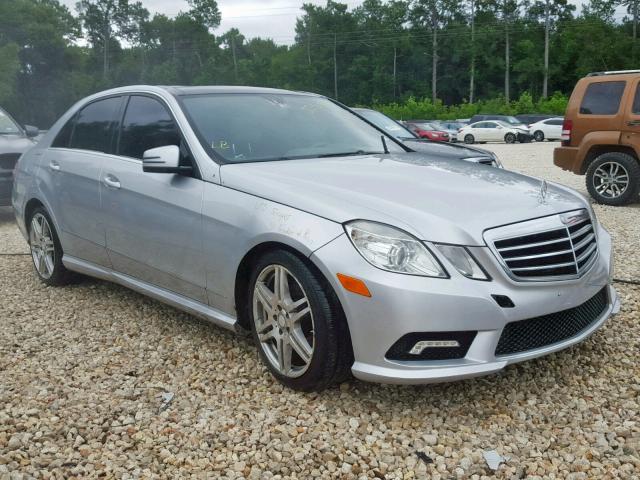 WDDHF5GB1BA272453 - 2011 MERCEDES-BENZ E 350 SILVER photo 1