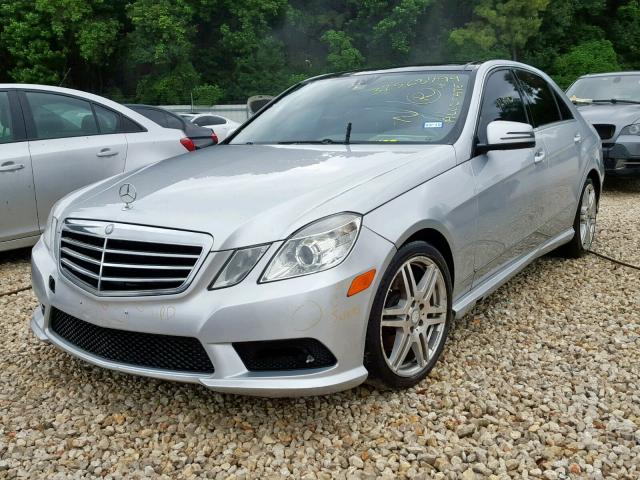 WDDHF5GB1BA272453 - 2011 MERCEDES-BENZ E 350 SILVER photo 2