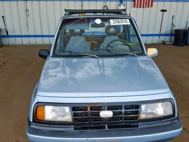 JS4TA01C3K4107667 - 1989 SUZUKI SIDEKICK J BLUE photo 9