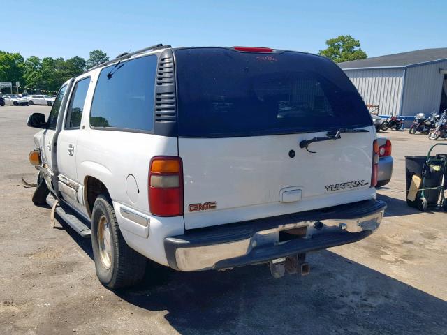 3GKEC16T11G277519 - 2001 GMC YUKON XL C WHITE photo 3