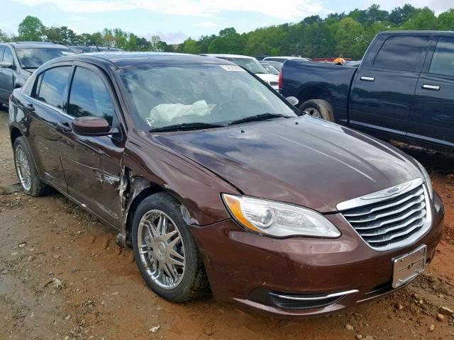 1C3CCBBB2DN514282 - 2013 CHRYSLER 200 TOURIN BROWN photo 1