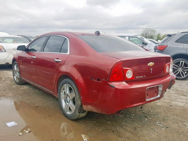 1G1ZC5E09CF273498 - 2012 CHEVROLET MALIBU 1LT 红色 照片 3