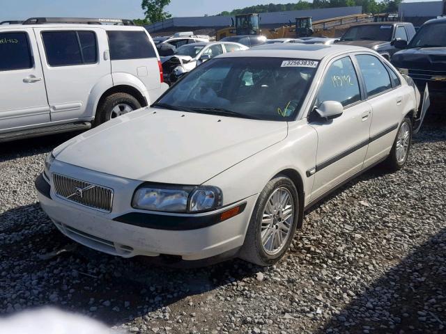 YV1TS92D321246298 - 2002 VOLVO S80 WHITE photo 2