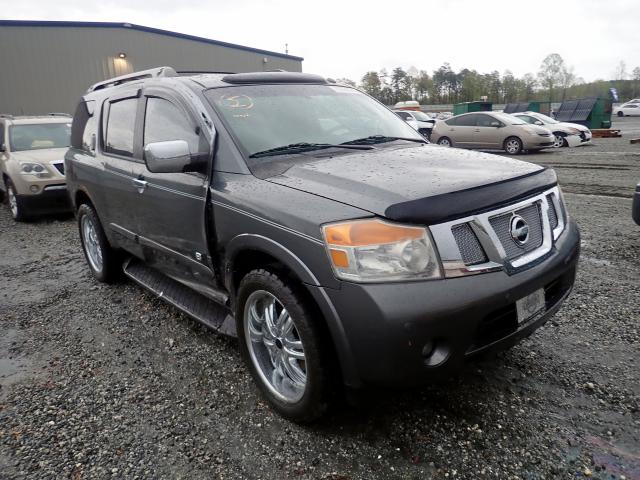 5N1BA08DX8N600967 - 2008 NISSAN ARMADA SE GRAY photo 1