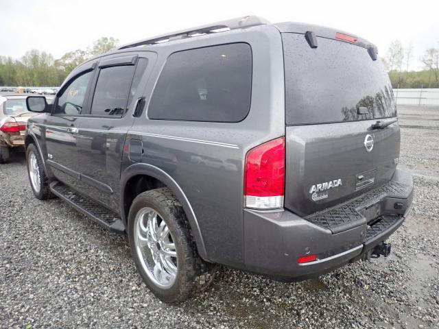 5N1BA08DX8N600967 - 2008 NISSAN ARMADA SE GRAY photo 3