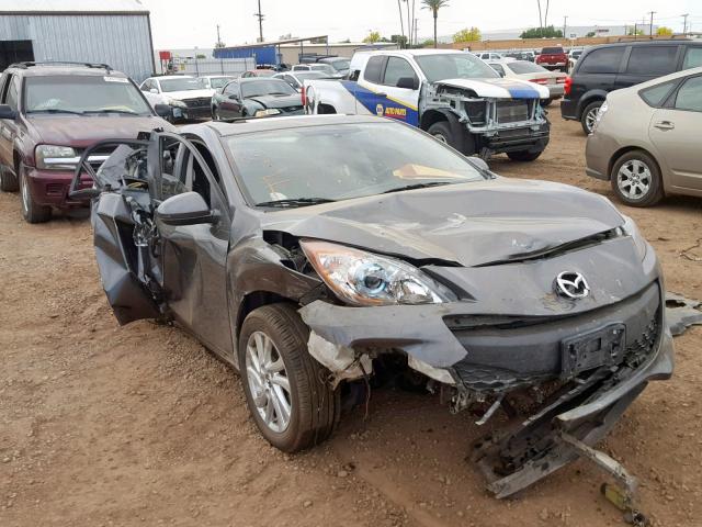 JM1BL1V70D1781209 - 2013 MAZDA 3 I GRAY photo 1