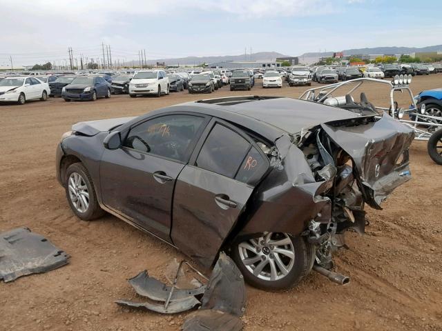 JM1BL1V70D1781209 - 2013 MAZDA 3 I GRAY photo 3