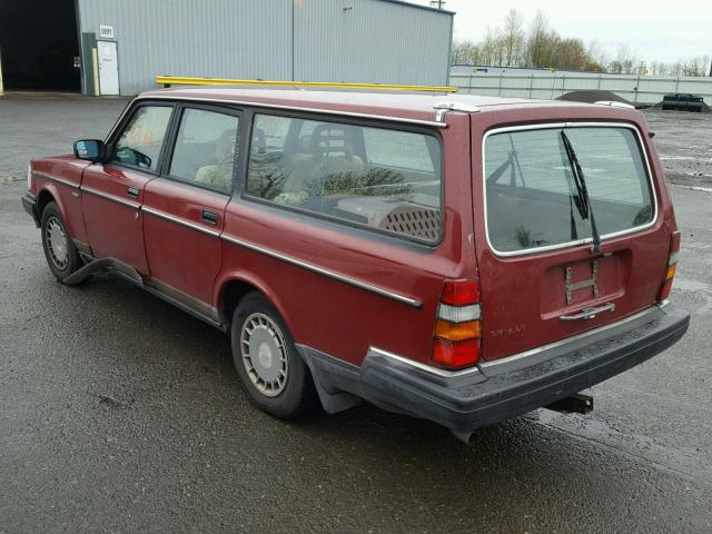 YV1AX8855J1805738 - 1988 VOLVO 245 DL RED photo 3