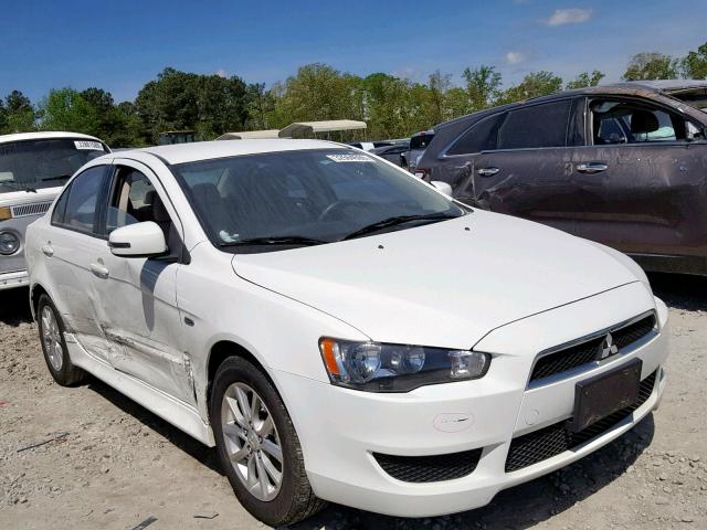 JA32U2FU9FU005250 - 2015 MITSUBISHI LANCER ES WHITE photo 1