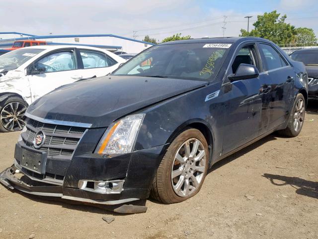 1G6DV57V580184402 - 2008 CADILLAC CTS HI FEA BLACK photo 2