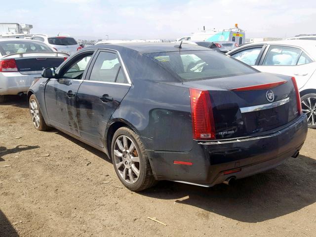 1G6DV57V580184402 - 2008 CADILLAC CTS HI FEA BLACK photo 3