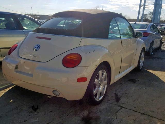 3VWCD21Y03M328759 - 2003 VOLKSWAGEN NEW BEETLE Bej foto 4