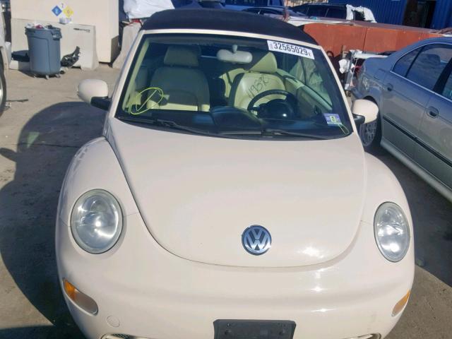 3VWCD21Y03M328759 - 2003 VOLKSWAGEN NEW BEETLE Bej foto 9