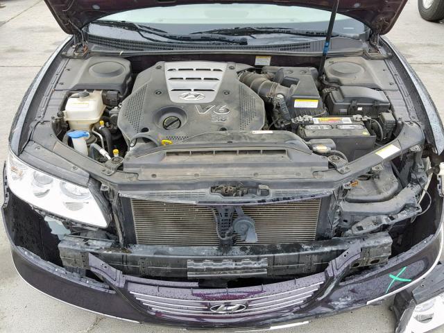 KMHFC46F36A042746 - 2006 HYUNDAI AZERA SE PURPLE photo 7