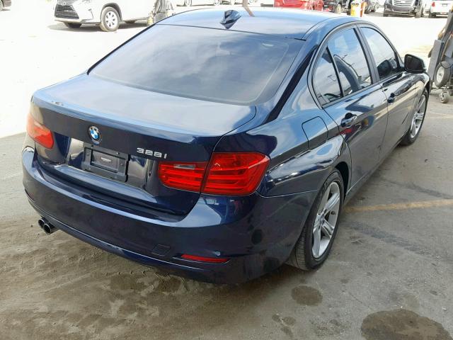 WBA3C1C51FK123575 - 2015 BMW 328 I SULE BLUE photo 4