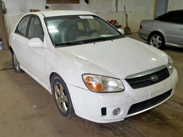 KNAFE121175007069 - 2007 KIA SPECTRA EX WHITE photo 1