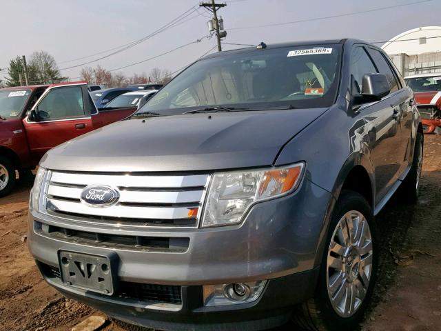 2FMDK4KC2ABA88913 - 2010 FORD EDGE LIMIT GRAY photo 2