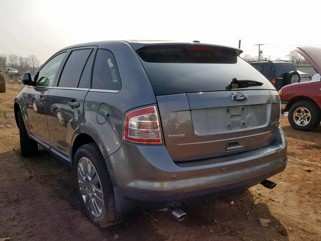 2FMDK4KC2ABA88913 - 2010 FORD EDGE LIMIT GRAY photo 3