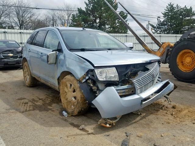 2LMDU88C48BJ04245 - 2008 LINCOLN MKX BLUE photo 1