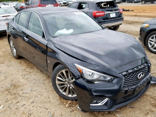 JN1EV7AP1JM363349 - 2018 INFINITI Q50 LUXE BLACK photo 1