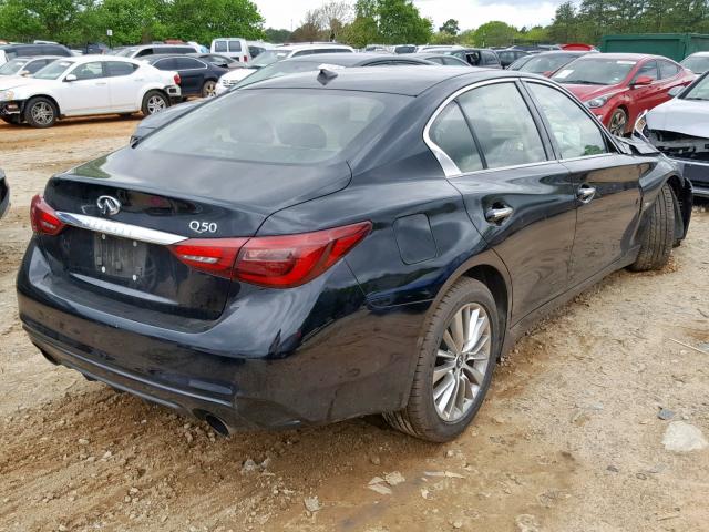 JN1EV7AP1JM363349 - 2018 INFINITI Q50 LUXE BLACK photo 4