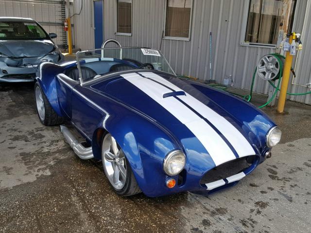 6T07T277486 - 1966 FORD SHELBY BLUE photo 1