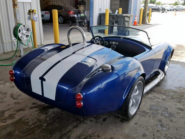 6T07T277486 - 1966 FORD SHELBY BLUE photo 4