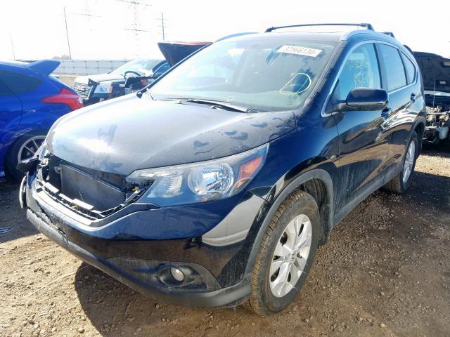 5J6RM4H71CL003586 - 2012 HONDA CR-V EXL  photo 2