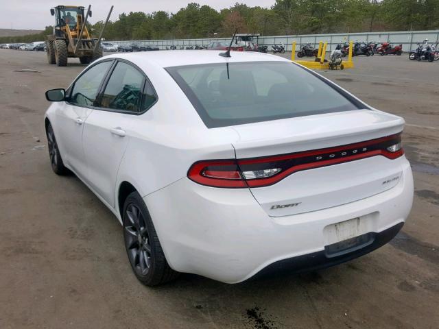 1C3CDFFAXGD822719 - 2016 DODGE DART SXT S WHITE photo 3