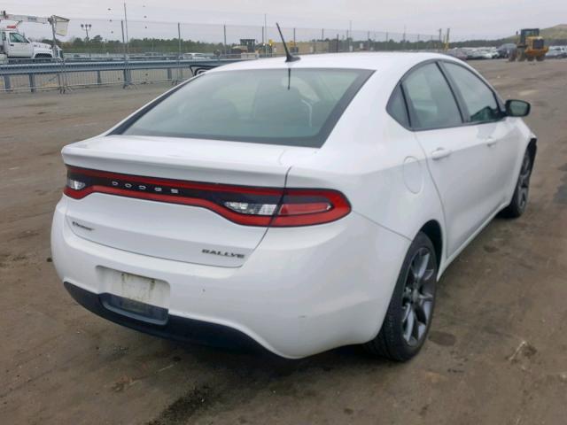 1C3CDFFAXGD822719 - 2016 DODGE DART SXT S WHITE photo 4