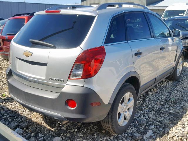 3GNAL2EK1ES558755 - 2014 CHEVROLET CAPTIVA LS 银色 照片 4
