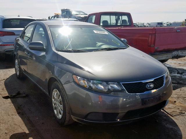 KNAFU4A21D5681832 - 2013 KIA FORTE EX GRAY photo 1