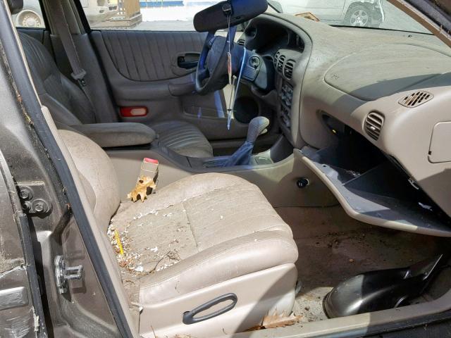 1G2WP52K1YF321351 - 2000 PONTIAC GRAND PRIX BROWN photo 5