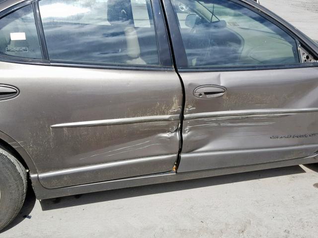 1G2WP52K1YF321351 - 2000 PONTIAC GRAND PRIX BROWN photo 9