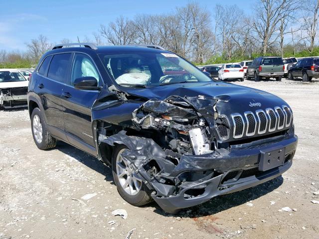 1C4PJLCB1EW126656 - 2014 JEEP CHEROKEE L BLACK photo 1