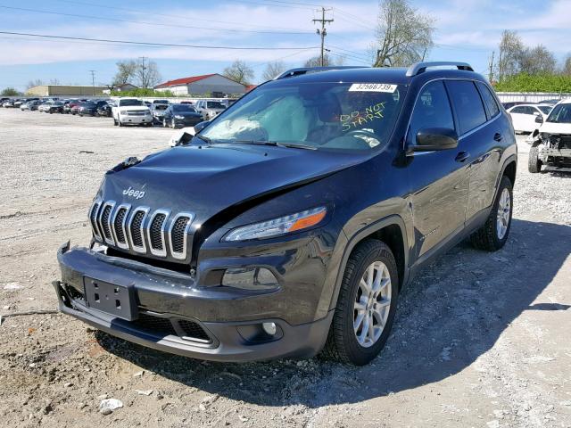 1C4PJLCB1EW126656 - 2014 JEEP CHEROKEE L BLACK photo 2