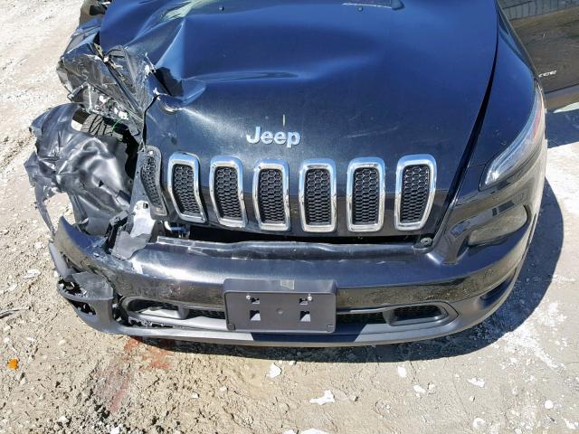 1C4PJLCB1EW126656 - 2014 JEEP CHEROKEE L BLACK photo 7