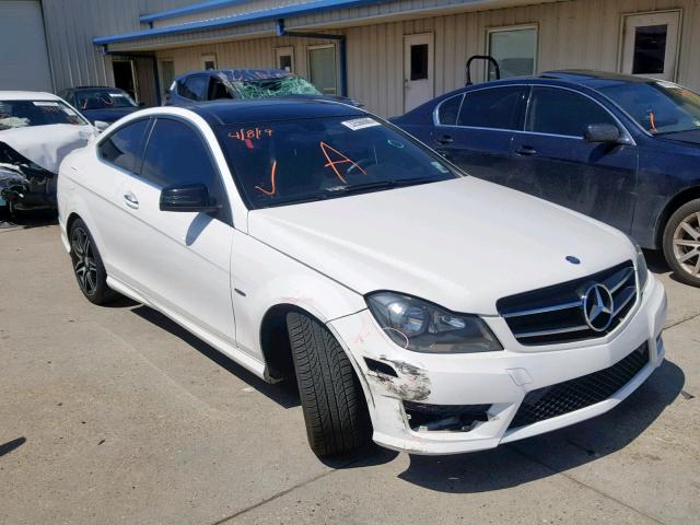 WDDGJ4HBXDF990057 - 2013 MERCEDES-BENZ C 250 WHITE photo 1