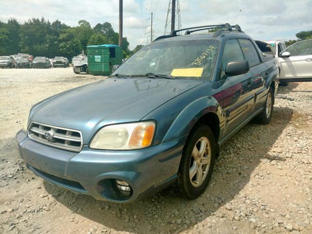 4S4BT62C067104011 - 2006 SUBARU BAJA SPORT BLUE photo 2